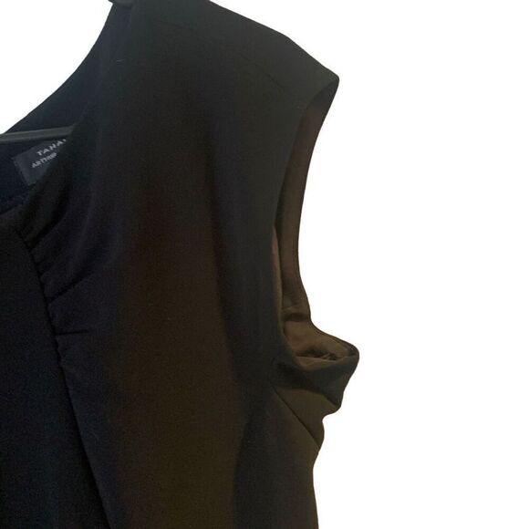Pre Owned Women’s Tahari Arthur S Levine Cocktail Dinner Dress 12P Classic Black - Picture 9 of 11